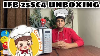 ifb 25sc4 microwave Unboxing demo feature how to use in Hindi [upl. by Dilaw81]