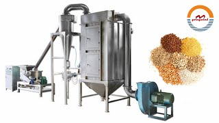 Automatic grain ultra fine powder grinding machine cereal flour super fine grinder mill micronizer [upl. by Casey]