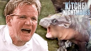 gordon amp moo deng screamo duet when  Kitchen Nightmares  Gordon Ramsay [upl. by Neomah]