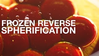 How to Perform Frozen Reverse Spherification [upl. by Meensat23]