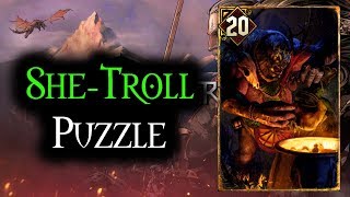 SheTroll Puzzle  Thronebreaker The Witcher Tales [upl. by Ahsratan]