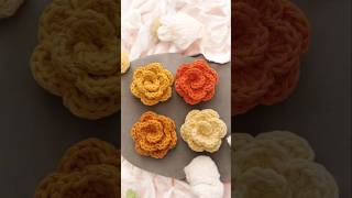 TUTORIAL DISPONIBLE ROSAS TEJIDAS A CROCHET [upl. by Kean]