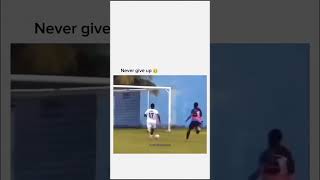 Never give up 🥹🥹😂💔 shortsfeed football footballedits footballshorts footballskills [upl. by Ellevart]