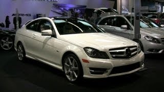 2012 MercedesBenz C350 Coupe Exterior and Interior at 2012 Montreal Auto Show [upl. by Chaiken343]