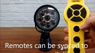 Unity NR Series Remote Control LED Spotlight [upl. by Giulietta]