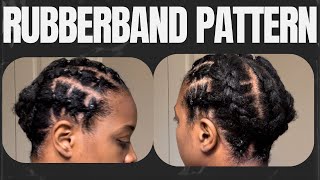 I Tried this Parting Method using Rubberbands for Crochet Braids [upl. by Peyton]