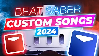 How to Get Custom Songs in Beat Saber Quest 2 3 and Pro 2024 [upl. by Atikihc328]