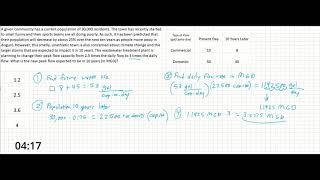 PE Exam Practice Problem 4 Water Resources  Peak Flow [upl. by Cairistiona]