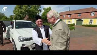 Alexander von Bismarck receives Ayberk Efendi and Volker Tschapke at his Döbbelin Palace [upl. by Tireb701]