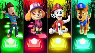 Paw Patrol  Team Ryder 🎊Ryder 🆚 Syke 🆚 Marshall 🆚 Chase  Tileshop EDM Rush 🎉😙 [upl. by Peednus184]