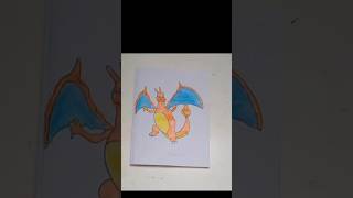 Drawing✍🏻Of Charizard Pokemon🔥drawing youtubeshorts pokemon charizard [upl. by Lalaj]