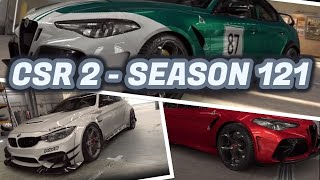 CSR2  Season 121  Next Prestige amp Prize Cars [upl. by Taylor]