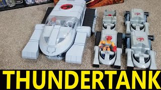 SUPER 7 ULTIMATES THUNDERTANK WITH VINTAGE LJN FIGURES AND BANDAI COMPARED TO OTHER BIG ITEMS [upl. by Means275]