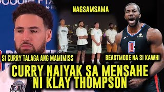 AMA NI KLAY BINISTO ANG SINABI NI CURRY KAWHI NAKIKITA NA ANG SARILI ZION DI PARIN RAW MAGTATAGAL [upl. by Vivianne]