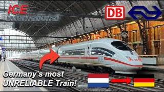 ICE INTERNATIONAL  Amsterdam to Frankfurt at 300kmh on Germany’s Most UNRELIABLE High Speed Train [upl. by Coh381]