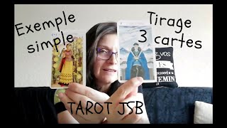 Exemple tirage 3 cartes tarot 78 lames Juliet SharmanBurke [upl. by Erinn419]