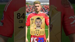 🇳🇱 MATTHIJS DE LIGT fifa evolution 1725 eafc25 fc25 fifa deligt manutd netherlands [upl. by Llehcar]