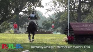 Kentucky Classique Intermediate Water Jump Cross Country 2014 [upl. by Colt]