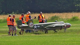 148kg RC B25 Warbird at Airshow Gelnhausen 2023 [upl. by Accebar567]