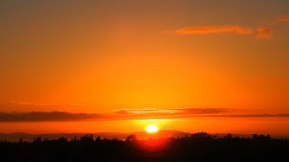 Beautiful Sunrise Time lapse  Unedited  No Copyright Video  Hamilton New Zealand [upl. by Haiel]