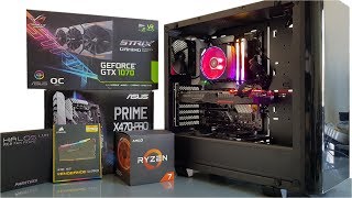 Intel i7 7700K GTX 1070 Gaming PC Build OC Benchmark [upl. by Teerell861]