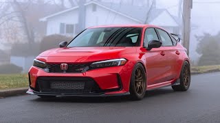 2023 Civic Type R gets Mugen MF10s and Varis front lip [upl. by Megen]