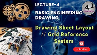 Drawing Sheet Layout  Grid Reference System [upl. by Yert]