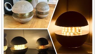 Betonlampe selber machen  Lampe aus Beton  DIY [upl. by Jereld]