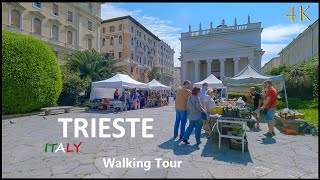 TRIESTE  ITALY  Walking Tour  4K [upl. by Amilas]