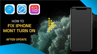 iPhone wont Turn On after iOS 18 Update  How to Downgrade iOS 18 to iOS 17 without data loss [upl. by Aruol]