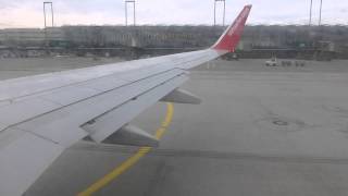 Air Berlin B737800 Pushback amp TakeOff from CologneBonn [upl. by Dawn]