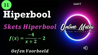 Graad 11 Funksies Hiperbool Les3 Skets n Hiperbool Oefen voorbeeld Wiskunde [upl. by Nishom]