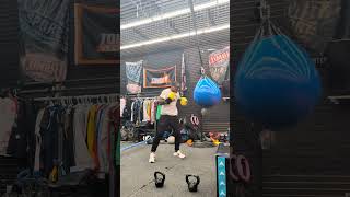 1 min bag drills none stop movement and punching [upl. by Alyled425]