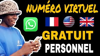 Comment Obtenir un Numéro Virtuel Gratuit et Personnel en Ligne Pour WhatsApp Appel et SMS [upl. by Merete]