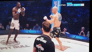 Damian Janikowski KSW43 KO Mamba Yannick Bahati [upl. by Kurtzman710]