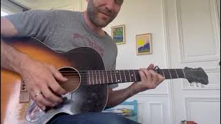 Riverside Blues King Olivers Creole Jazz Band arranged for fingerstyle guitar [upl. by Simonsen629]