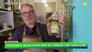 Receta para Bife de chorizo a la plancheta con Claudio Guarnaccia 2 en Hoy Nos Toca a las Diez [upl. by Acinnor]