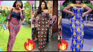 25 magnifiques longue robe droite super tendance en pagne Mode africaine [upl. by Yursa383]