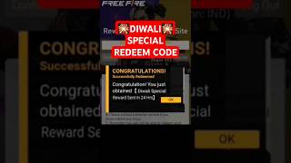 Diwali Special Redeem Code  FF Redeem Code Today  Today Redeem Code  Diwali Rewards Redeem Code [upl. by Aicyle938]