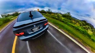 E90 STRAIGHT PIPED RAINY DRIVE [upl. by Tobias589]