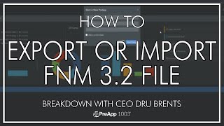 EXPORTING AND IMPORTING FNM 32 FILES in PreApp 1003  Breakdown with CEO Dru Brents [upl. by Ecnahs]