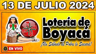 Resultado LOTERIA DE BOYACA sábado 13 de JULIO 2024 loteria loteríadeboyacá [upl. by Atul196]