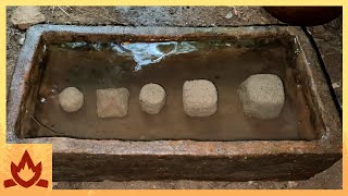 Primitive Technology Geopolymer Cement Ash and Clay [upl. by Abra]