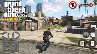 GTA 5 FOR ANDROIDIOS DOWNLOAD WITH REALISTIC GRAPHICS  FAN MADE  GAMERZZ ON [upl. by Emirak11]