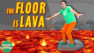 The Floor is Lava 🌋 Kids Activity Song and Brain Break Game  Coach Ceevan [upl. by Rollecnahc441]