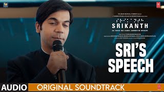 SRIKANTH BGM SRI’S SPEECH  Rajkummar Rao  Ishaan Chhabra  Tushar H  Bhushan K Nidhi [upl. by Joo]