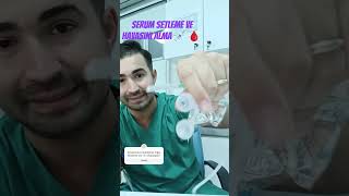 Serum Setleme ve Havasını Alma 🩸💉 hemşirelik sağlık [upl. by Carole]