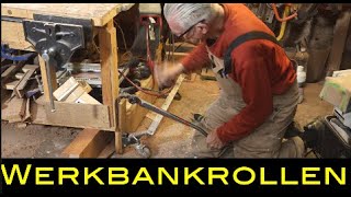 Timmertip 1628 Werkbank verstelbare rollen [upl. by Reginald125]