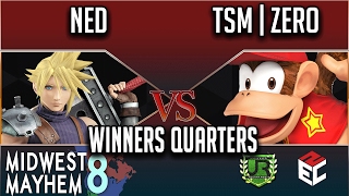 Midwest Mayhem 8 WINNERS QUARTERS  Ned Cloud vs TSM  ZeRo Diddy Kong [upl. by Belinda348]