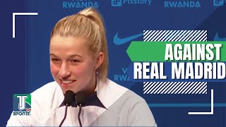 Jackie Groenen EXPLAINS what it means to PLAY against Real Madrid in the UWCL [upl. by Jeff]